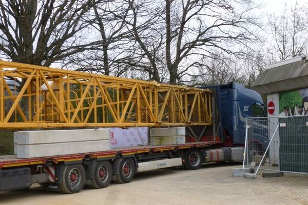 LKW transportiert ein Gerst